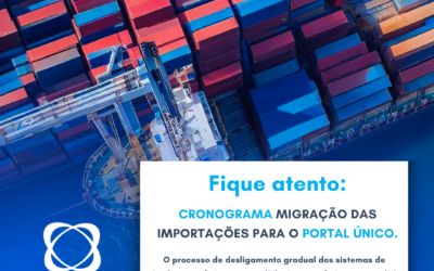 Notícia: Cronograma migração das importações para o Portal Único – primeiro semestre de 2025