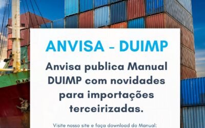Anvisa – Manual DUIMP para importações terceirizadas