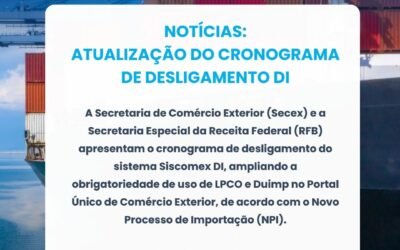 Cronograma de Desligamento DI – Atualização 20/03/2026