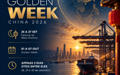 Golden Week na China 2026: impactos no comércio exterior e como se preparar